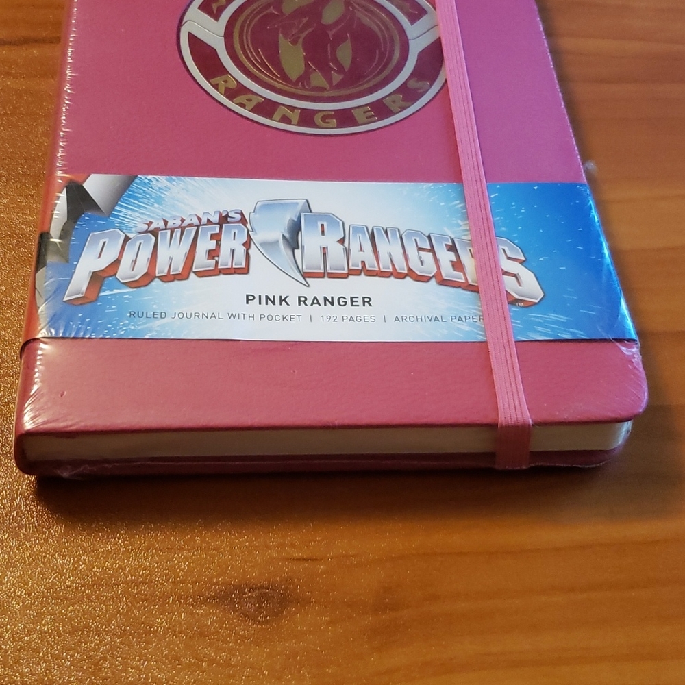 Journal Saban's Power Rangers Pink Ranger Hardcover Ruled with Pocket - Picture 3 of 6